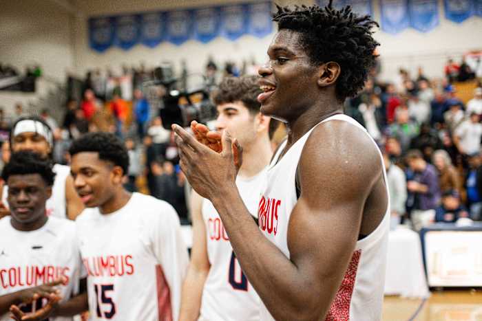 Columbus Harvard Westlake boys basketball Les Schwab Invitational December 30 2023 Naji Saker 2 -Southridge Harvard Westlake boys basketball Les Schwab Invitational postgame December 2023 Naji Saker-402